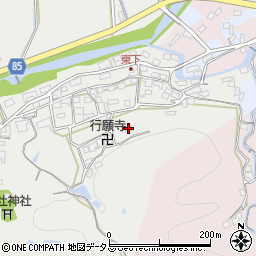 兵庫県神戸市北区山田町東下110周辺の地図