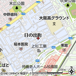 〒564-0023 大阪府吹田市日の出町の地図