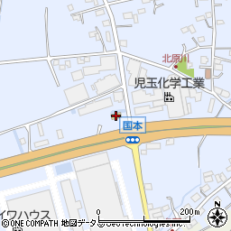 セブンイレブン袋井国本店周辺の地図