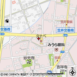 静岡県浜松市中央区恒武町318周辺の地図