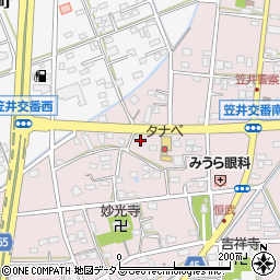 静岡県浜松市中央区恒武町317周辺の地図