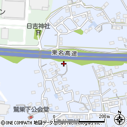 静岡県袋井市鷲巣548-2周辺の地図