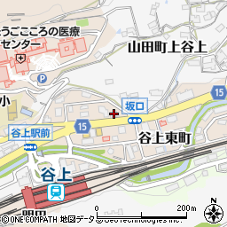 ＪＡ兵庫六甲谷上支店周辺の地図