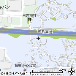 静岡県袋井市鷲巣544周辺の地図