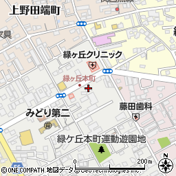 三重県伊賀市緑ケ丘本町1626周辺の地図