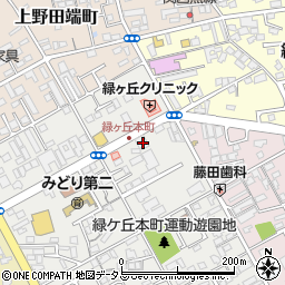 三重県伊賀市緑ケ丘本町1626周辺の地図