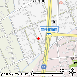 静岡県浜松市中央区笠井町1554周辺の地図