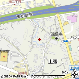 静岡県掛川市上張920周辺の地図