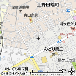 三重県伊賀市緑ケ丘本町1656周辺の地図