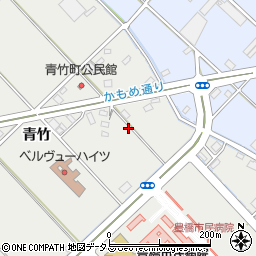 愛知県豊橋市青竹町周辺の地図