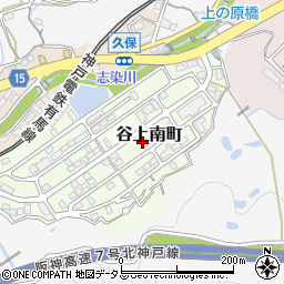 兵庫県神戸市北区谷上南町16周辺の地図