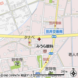 静岡県浜松市中央区恒武町327周辺の地図
