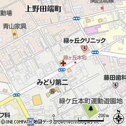 三重県伊賀市緑ケ丘本町742周辺の地図