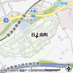 兵庫県神戸市北区谷上南町16-21周辺の地図