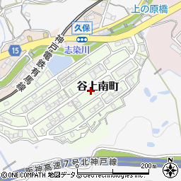 兵庫県神戸市北区谷上南町16-21周辺の地図