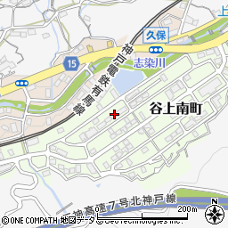 兵庫県神戸市北区谷上南町7-4周辺の地図