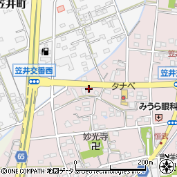 静岡県浜松市中央区恒武町51周辺の地図