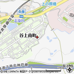 兵庫県神戸市北区谷上南町20-2周辺の地図
