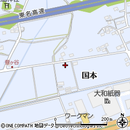 静岡県袋井市国本1373周辺の地図