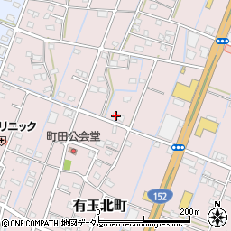 静岡県浜松市中央区有玉北町1118周辺の地図