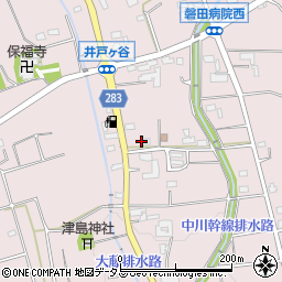 静岡県磐田市大久保377周辺の地図