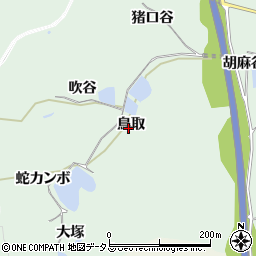 京都府精華町（相楽郡）北稲八間（鳥取）周辺の地図