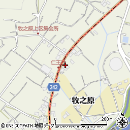 静岡県牧之原市東萩間2356-2周辺の地図