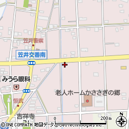 静岡県浜松市中央区恒武町827周辺の地図