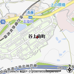 兵庫県神戸市北区谷上南町周辺の地図