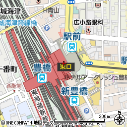 無印良品豊橋カルミア周辺の地図