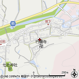 兵庫県神戸市北区山田町東下71周辺の地図