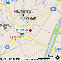 静岡県浜松市中央区和地町4766-1周辺の地図