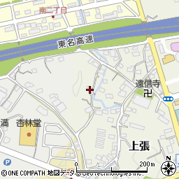 静岡県掛川市上張1054周辺の地図