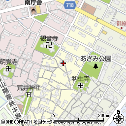 兵庫県高砂市荒井町中町周辺の地図