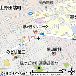 三重県伊賀市緑ケ丘本町1595周辺の地図