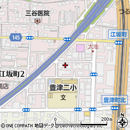 Ｓ－ＦＯＲＴ江坂リベルツ周辺の地図