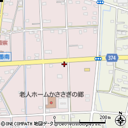 静岡県浜松市中央区恒武町855周辺の地図