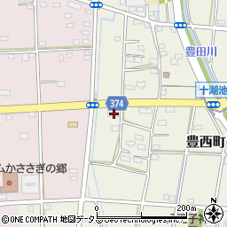 静岡県浜松市中央区豊西町1898周辺の地図