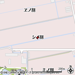 愛知県豊橋市神野新田町（シノ割）周辺の地図