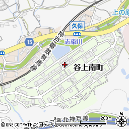 兵庫県神戸市北区谷上南町6-16周辺の地図