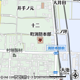 精華町消防本部周辺の地図