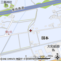 静岡県袋井市国本1353周辺の地図