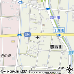静岡県浜松市中央区豊西町1895周辺の地図