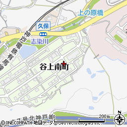 兵庫県神戸市北区谷上南町16-1周辺の地図