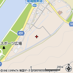 西播磨水道企業団坂越水源池周辺の地図