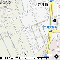 静岡県浜松市中央区笠井町1608周辺の地図
