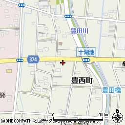 静岡県浜松市中央区豊西町1894周辺の地図