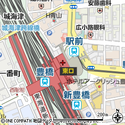 ホテルアソシア豊橋周辺の地図