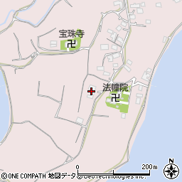 民宿　楽書荘周辺の地図