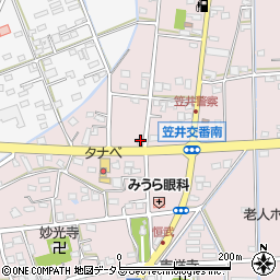 静岡県浜松市中央区恒武町360周辺の地図